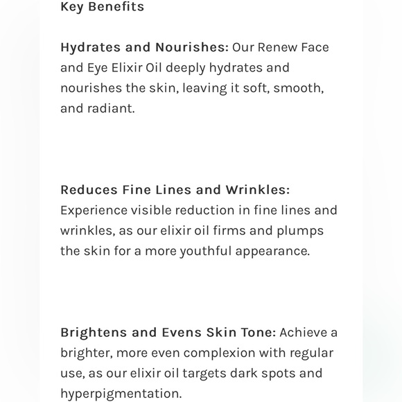 NEW! Face & Eye Elixir RENEW Moisturize Soften Mild Rose Scent Laguna Herbals - Picture 13 of 15